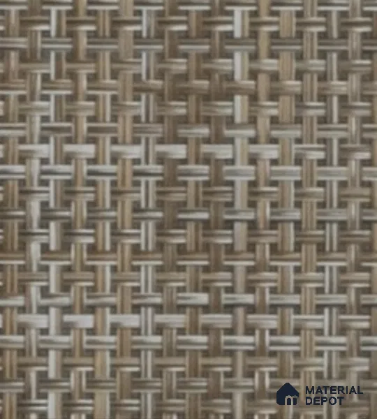 LM 25301 Cane Look Decorative Laminate 9.8 ft x 4 ft Texture Finish  - 1 mm | Suitable for Feature Wall, TV Unit & Living Room