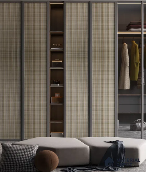 LM 25304 Cane Look Decorative Laminate 9.8 ft x 4 ft Texture Finish  - 1 mm | Suitable for Feature Wall, TV Unit & Living Room