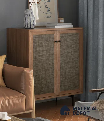 LM 25308 Cane Look Decorative Laminate 9.8 ft x 4 ft Texture Finish  - 1 mm | Suitable for Feature Wall, TV Unit & Living Room