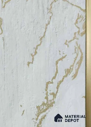 PN 07785 Marble Look Louver 9.5 ft x 2 ft Texture Finish - 4 mm | Suitable for Feature Wall, TV Unit & Living Room