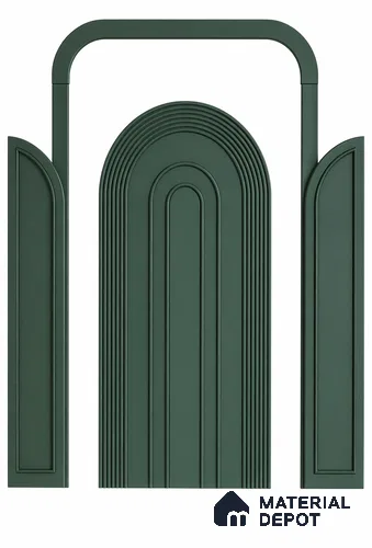 Forest Arch Groove Wall 9 ft x 5 ftHDHMR Panel - 17 mm