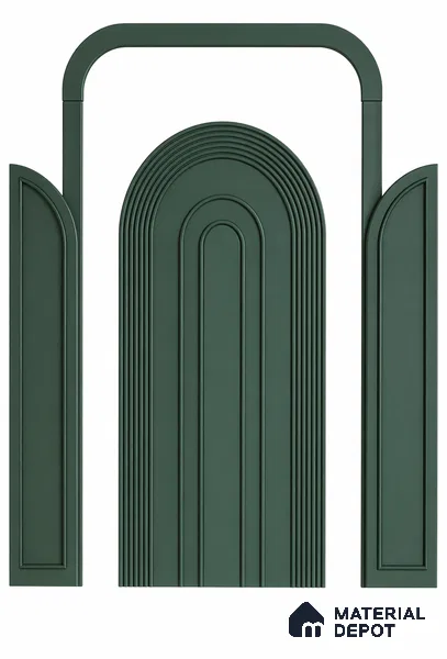 Forest Arch Groove Wall 9 ft x 5 ftHDHMR Panel - 17 mm