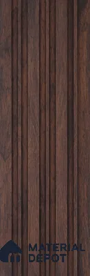 Wooden Look PN 00653 8 ft x 4.8 inch Charcoal Panel - 11 mm | Suitable for Feature Wall, TV Unit & Living Room | Width is Subjected to 5% Variation