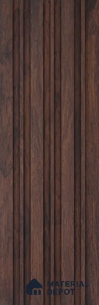 Wooden Look PN 00653 8 ft x 4.8 inch Charcoal Panel - 11 mm | Suitable for Feature Wall, TV Unit & Living Room | Width is Subjected to 5% Variation