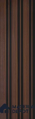 Wooden Look PN 05551 8 ft x 6 inch Charcoal Panel - 7 mm | Suitable for Feature Wall, TV Unit & Living Room | Width is Subjected to 5% Variation