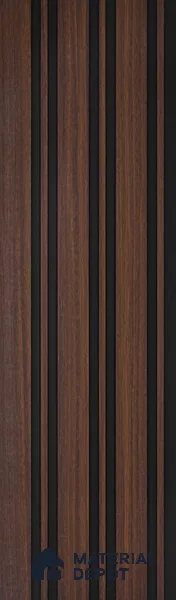 Wooden Look PN 05551 8 ft x 6 inch Charcoal Panel - 7 mm | Suitable for Feature Wall, TV Unit & Living Room | Width is Subjected to 5% Variation