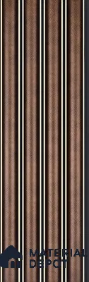 PN 06806 8 ft x 5 inch Charcoal Louvers/Panels - 12 mm