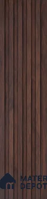 Wooden Look PN 06811 9.2 ft x 4.8 inch Charcoal Panel - 12 mm | Suitable for Living Room, Bedroom & TV Cabinet | Width is Subjected to 5% Variation