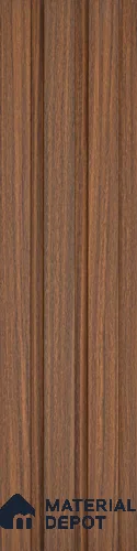 PN 06838 9.2 ft x 5 inch Charcoal Louvers/Panels - 12 mm