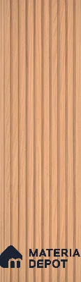 PN 06910 8 ft x 6 inch Charcoal Louvers/Panels - 6 mm