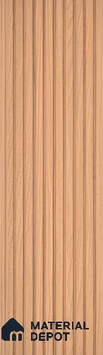 PN 06910 8 ft x 6 inch Charcoal Louvers/Panels - 6 mm