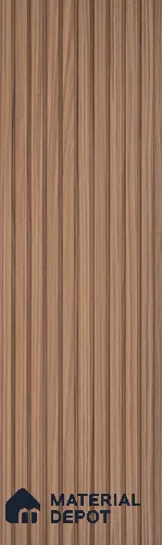 PN 06912 8 ft x 6 inch Charcoal Louvers/Panels - 6 mm