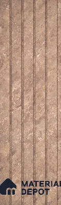 PN 06942 8 ft x 6 inch Charcoal Louvers/Panels - 6 mm