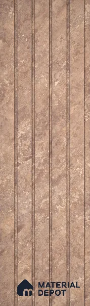 PN 06942 8 ft x 6 inch Charcoal Louvers/Panels - 6 mm