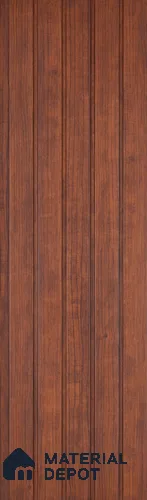 PN 06945 8 ft x 6 inch Charcoal Louvers/Panels - 6 mm