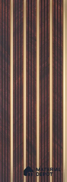 Wooden Look PN 07025 9.5 ft x 7.8 inch Charcoal Panel - 6 mm | Suitable for Feature Wall, TV Unit & Living Room | Width is Subjected to 5% Variation