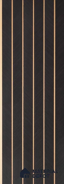 Wenge Brown Patterned Look PN 07044 9.5 ft x 7.8 inch Charcoal Panel - 6 mm | Suitable for Feature Wall, TV Unit & Living Room | Width is Subjected to 5% Variation
