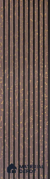 Mocha Brown Marble Look PN 07115 9.5 ft x 6 inch Charcoal Panel - 6 mm | Suitable for Feature Wall, TV Unit & Living Room | Width is Subjected to 5% Variation