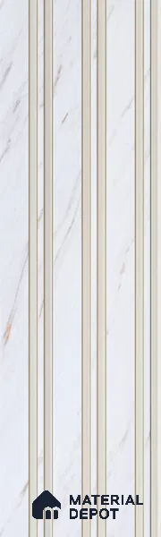 Dove Grey Marble Look PN 07122 9.5 ft x 6 inch Charcoal Panel - 6 mm | Suitable for Feature Wall, TV Unit & Living Room | Width is Subjected to 5% Variation