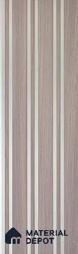 Brown Wooden Look Charcoal Louver/Panel 9.5 ft x 6 inch - 6 mm | Ideal for Feature Wall, Living Room, Bedroom, Home, TV Unit | PN 07124