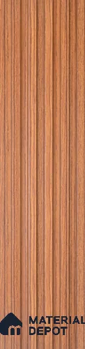 Brown Wood PN 07709 9.1 ft x 5 inch Charcoal Louvers/Panels - 12 mm | Suitable for Feature Wall, TV Unit & Living Room | Width is Subjected to 5% Variation