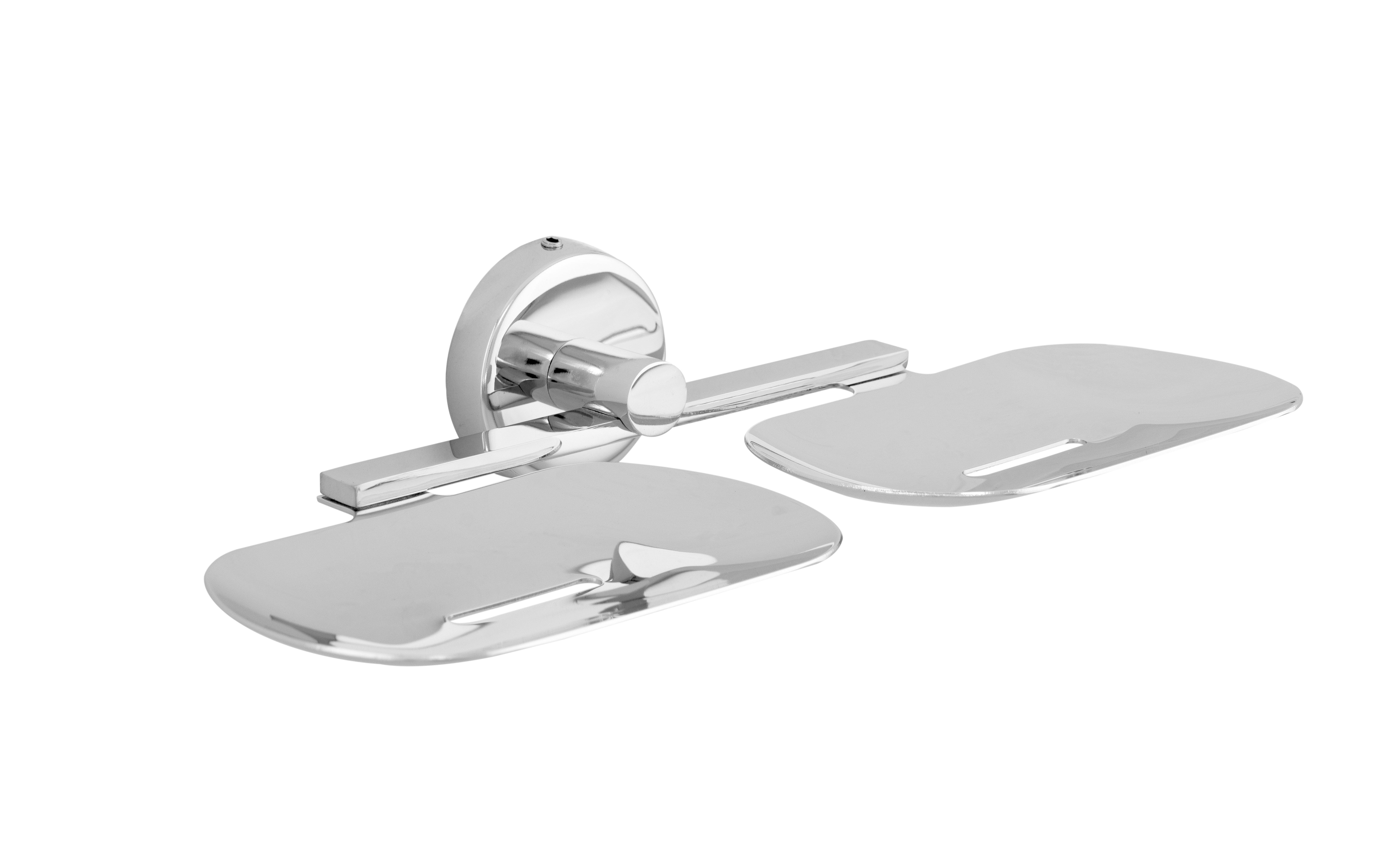 Double Soap Dish 9205-DSD Toucan Chrome Finish SS 304 | 5 Years Warranty