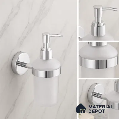 Liquid Soap Dispenser 9308-LSD Toucan Chrome Finish SS 304 | 5 Years Warranty