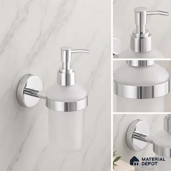 Liquid Soap Dispenser 9308-LSD Toucan Chrome Finish SS 304 | 5 Years Warranty