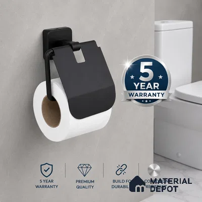 Paper Holder 9110-PH Robiee Black Matt Finish SS 304 | 5 Years Warranty