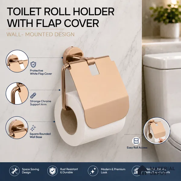 Paper Holder 9310-PH Toucan Rose Gold Finish SS 304 | 5 Years Warranty