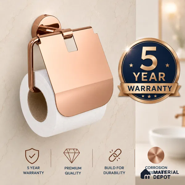 Paper Holder 9310-PH Toucan Rose Gold Finish SS 304 | 5 Years Warranty
