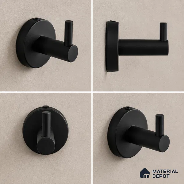 Rob Hook 9306-RH Toucan Black Matt Finish SS 304 | 5 Years Warranty