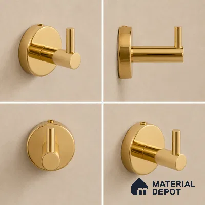 Rob Hook 9306-RH Toucan Gold Finish SS 304 | 5 Years Warranty