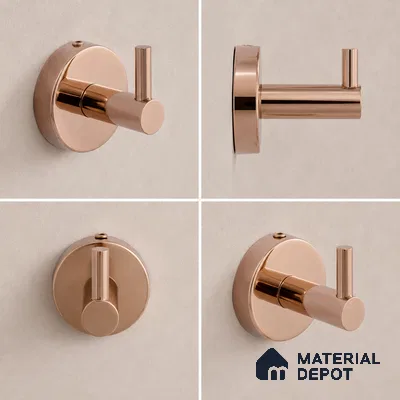 Rob Hook 9306-RH Toucan Rose Gold Finish SS 304 | 5 Years Warranty