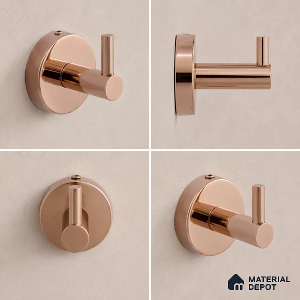 Rob Hook 9306-RH Toucan Rose Gold Finish SS 304 | 5 Years Warranty