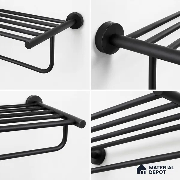 Towel Rack 9301-TWR Toucan Black Matt Finish SS 304 | 5 Years Warranty