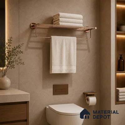 Towel Rack 9301-TWR Toucan Rose Gold Finish SS 304 | 5 Years Warranty