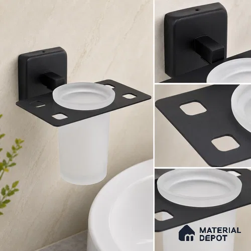 Tumbler Holder 9107-TH Robiee Black Matt Finish SS 304 | 5 Years Warranty