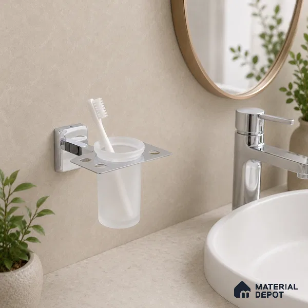 Tumbler Holder 9107-TH Robiee Chrome Finish SS 304 | 5 Years Warranty
