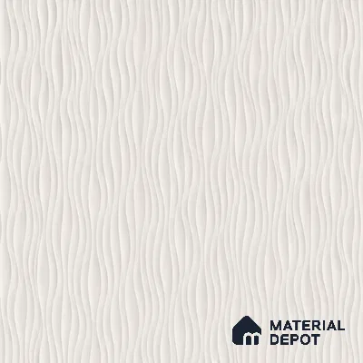 Vertical Wave 3D Decorative Wall 8 ft x 6 ft CNC Made HDHMR Panel - 17 mm