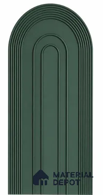 Forest Arch Groove Wall 7.11 ft x 2.95 ftHDHMR Panel - 17 mm (It consists 6 panels (3 front and 3 back panels) among those wallpaper panel size is 9.8 ft length and 3.2 Width)