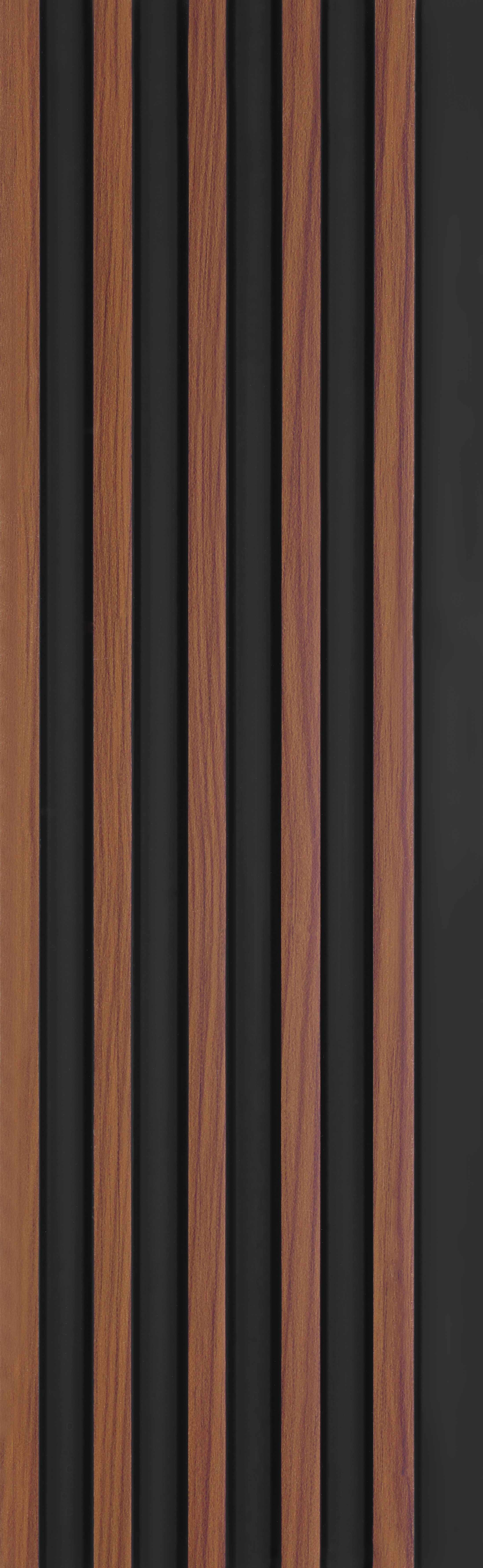 Wooden Look PN 00829 9.5 ft x 4.7 inch Charcoal Panel - 12 mm | Suitable for Feature Wall, TV Unit & Living Room | Width is Subjected to 5% Variation