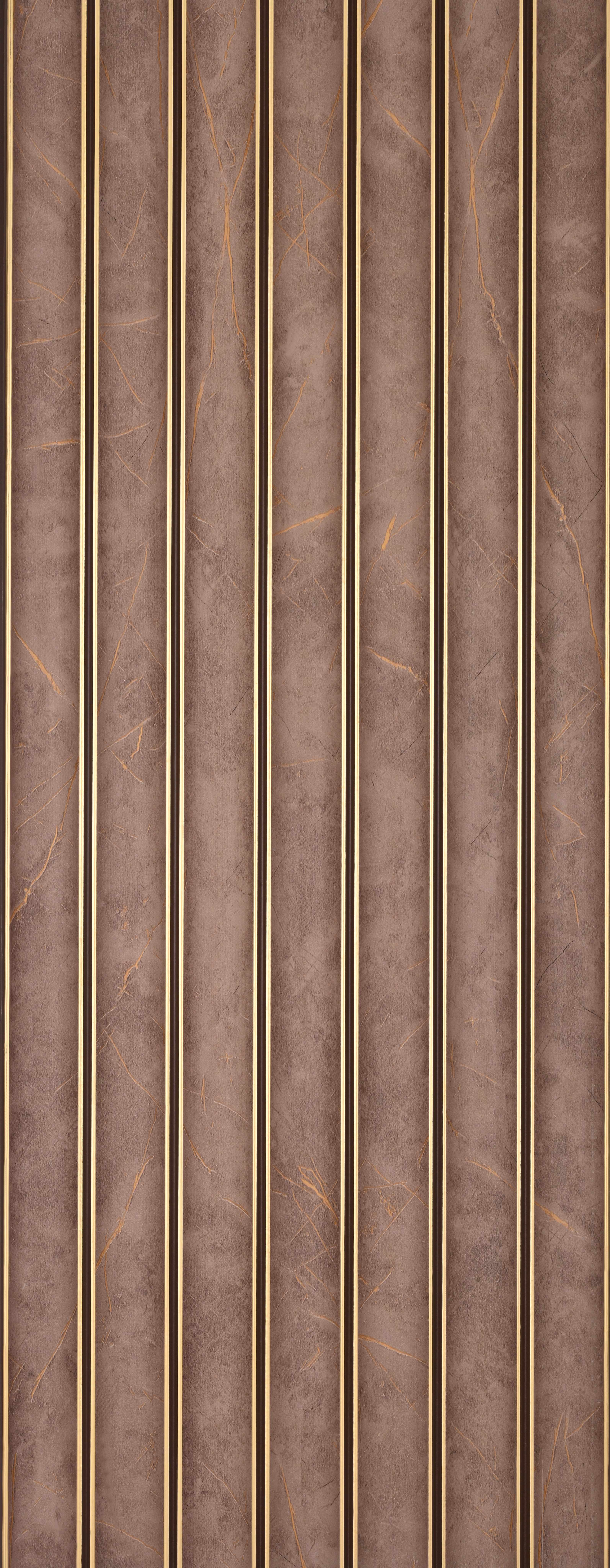 Brown Marble Look PN 02331 9.5 ft x 8 inch Charcoal Panel - 8 mm | Suitable for Feature Wall, TV Unit & Living Room | Width is Subjected to 5% Variation