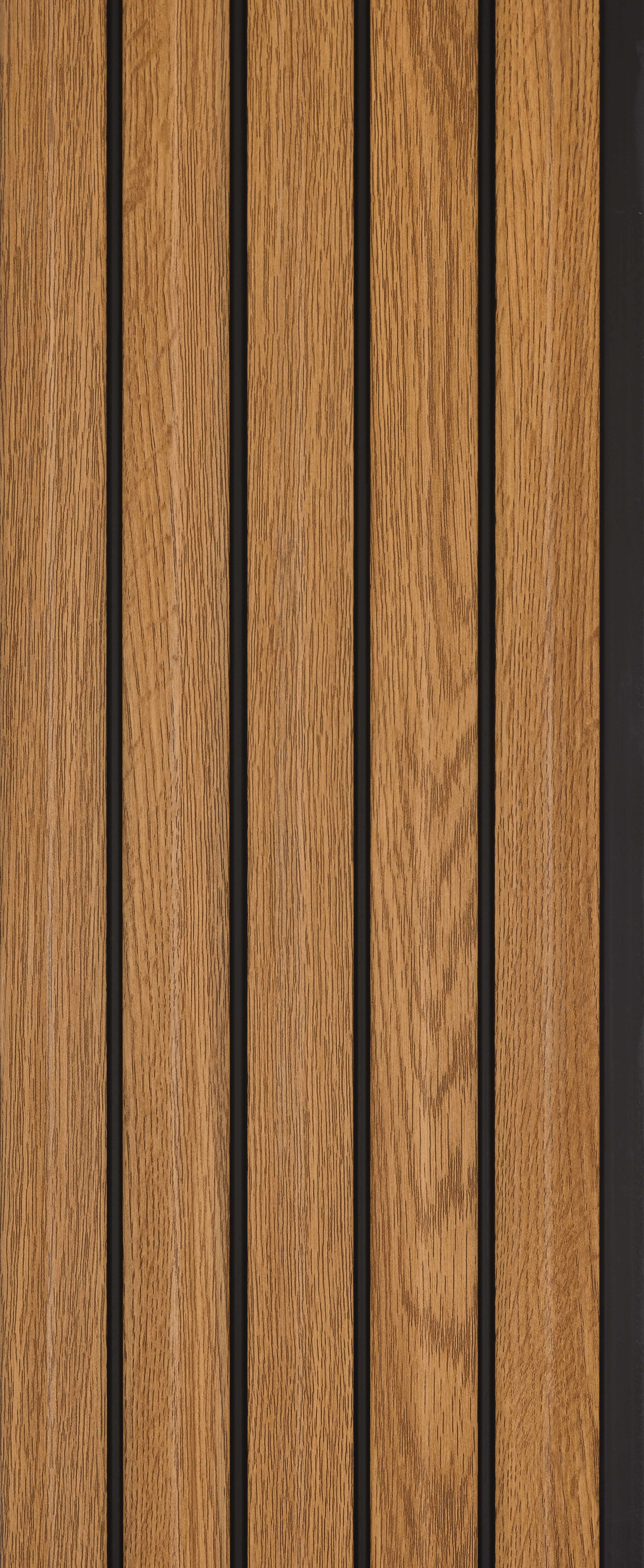 Wooden Look PN 02804 9 ft x 6.7 inch Charcoal Panel - 14 mm | Suitable for Feature Wall, TV Unit & Living Room | Width is Subjected to 5% Variation