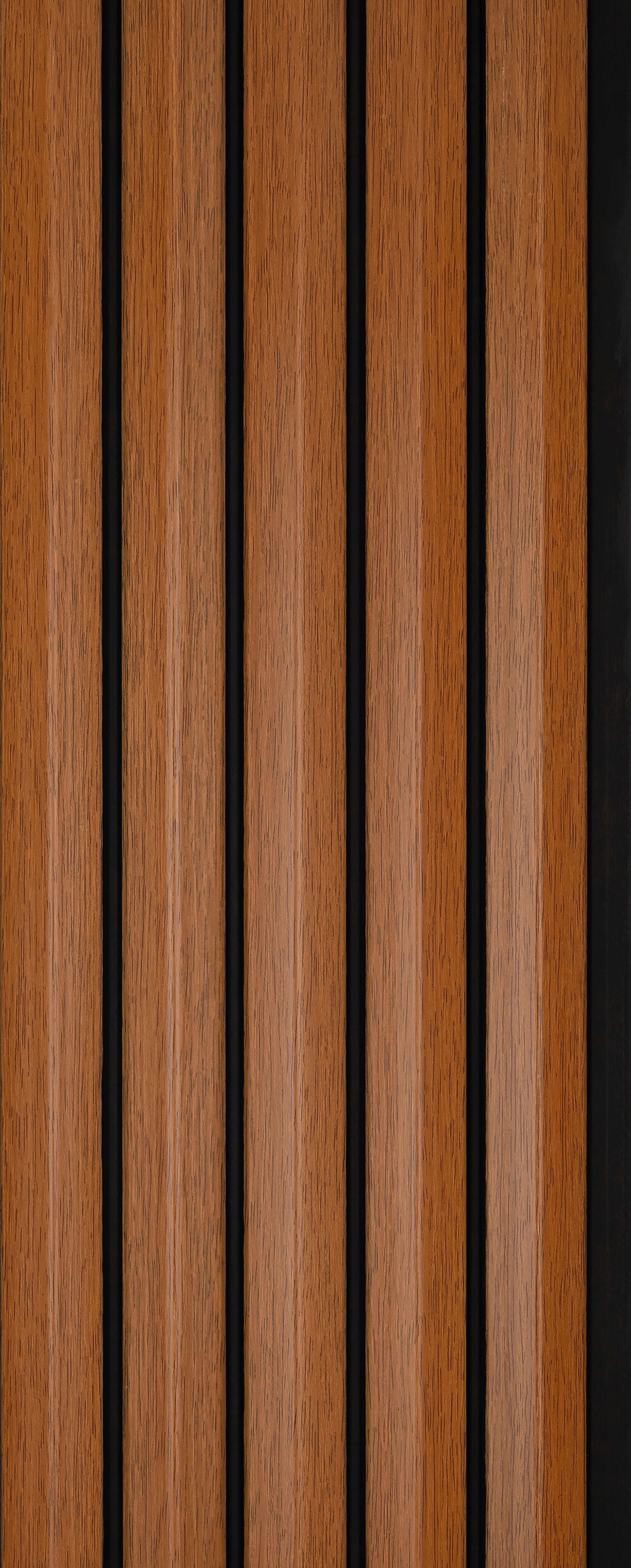 Wooden Look PN 02806 9 ft x 6.7 inch Charcoal Panel - 14 mm | Suitable for Feature Wall, TV Unit & Living Room | Width is Subjected to 5% Variation