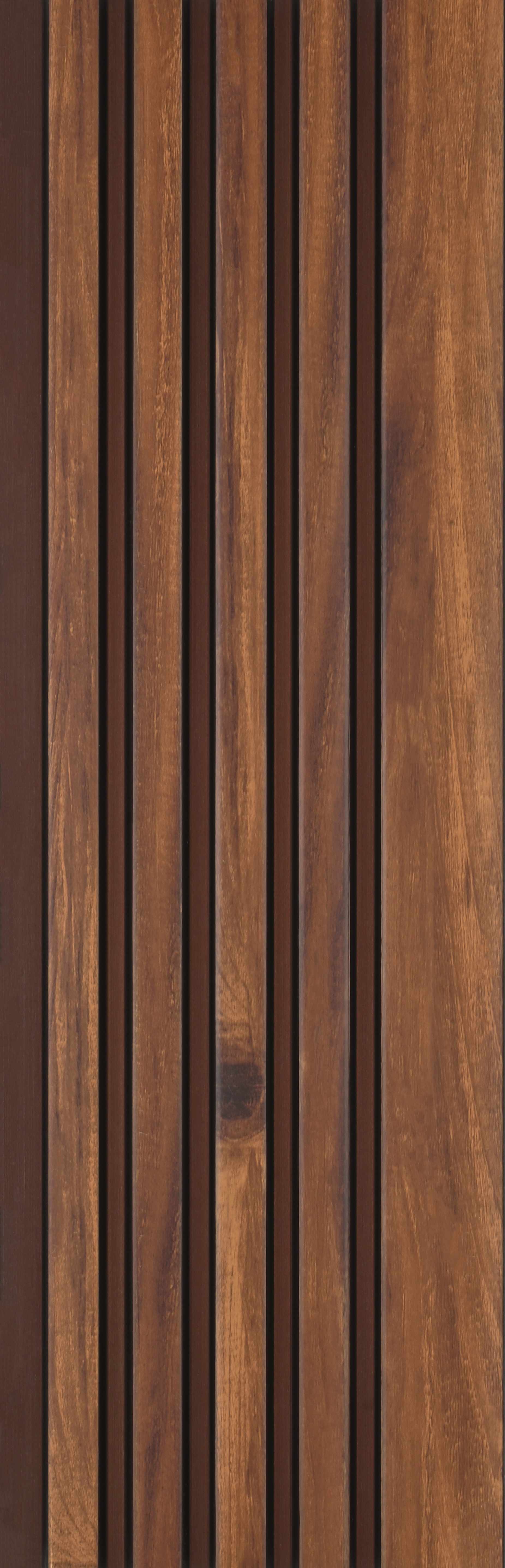 Wooden Look PN 02821 9 ft x 4.9 inch Charcoal Panel - 11 mm | Suitable for Feature Wall, TV Unit & Living Room | Width is Subjected to 5% Variation