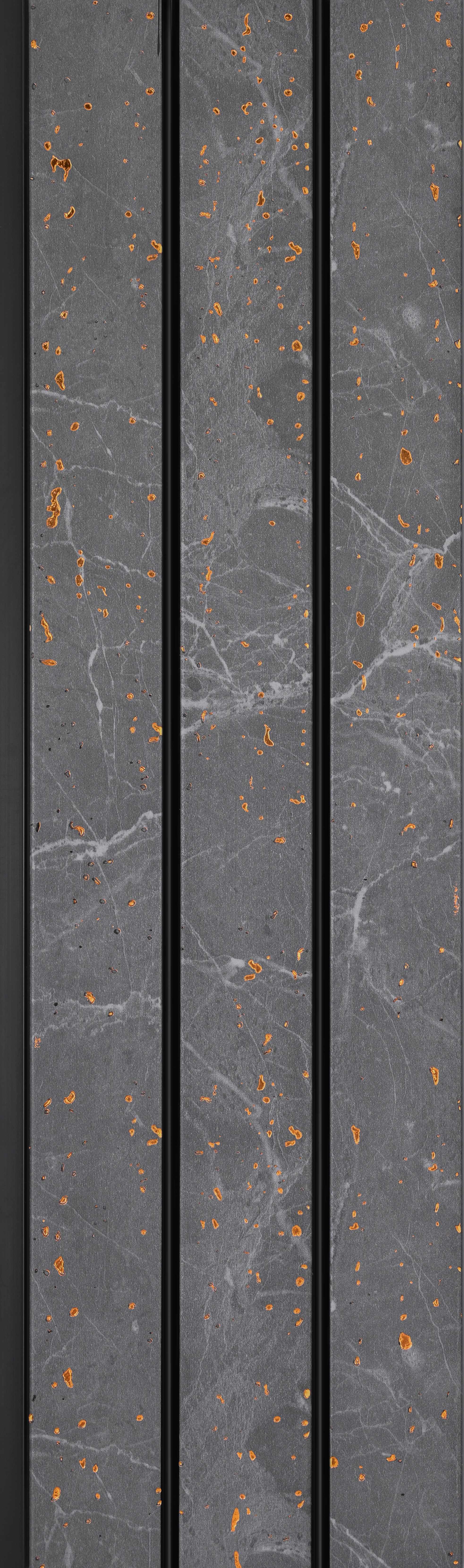 Grey Marble Look PN 03020 8 ft x 4.9 inch Charcoal Panel - 8 mm | Suitable for Feature Wall, TV Unit & Living Room | Width is Subjected to 5% Variation