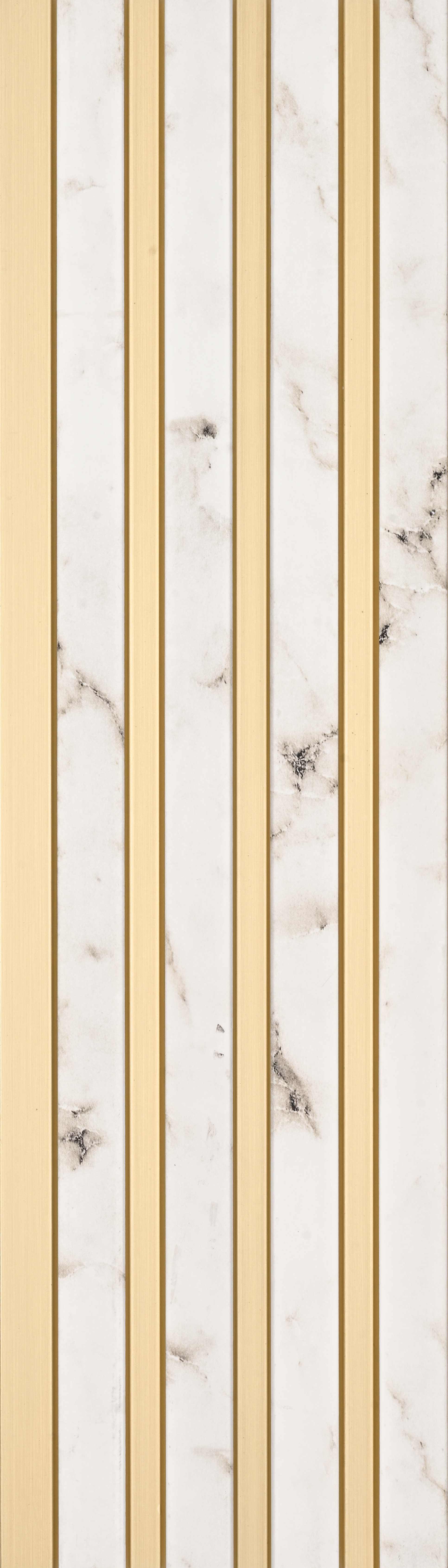 Gold Marble Look PN 03254 B 8 ft x 4.9 inch Charcoal Panel - 8 mm | Suitable for Feature Wall, TV Unit & Living Room | Width is Subjected to 5% Variation