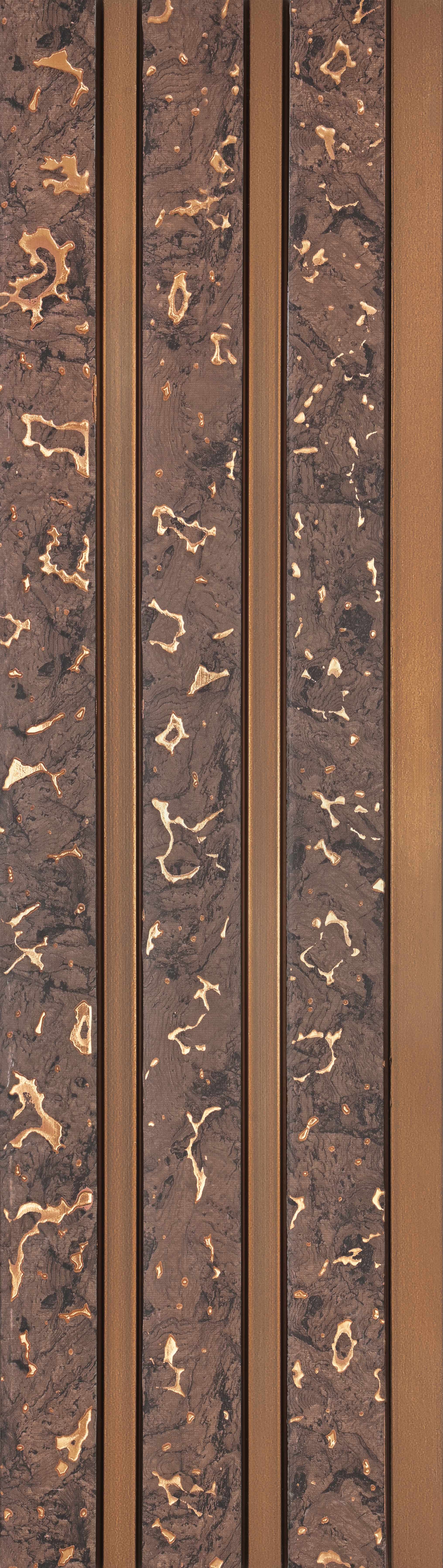 Brown Marble Look PN 03557 9.5 ft x 4.8 inch Charcoal Panel - 11 mm | Suitable for Feature Wall, TV Unit & Living Room | Width is Subjected to 5% Variation