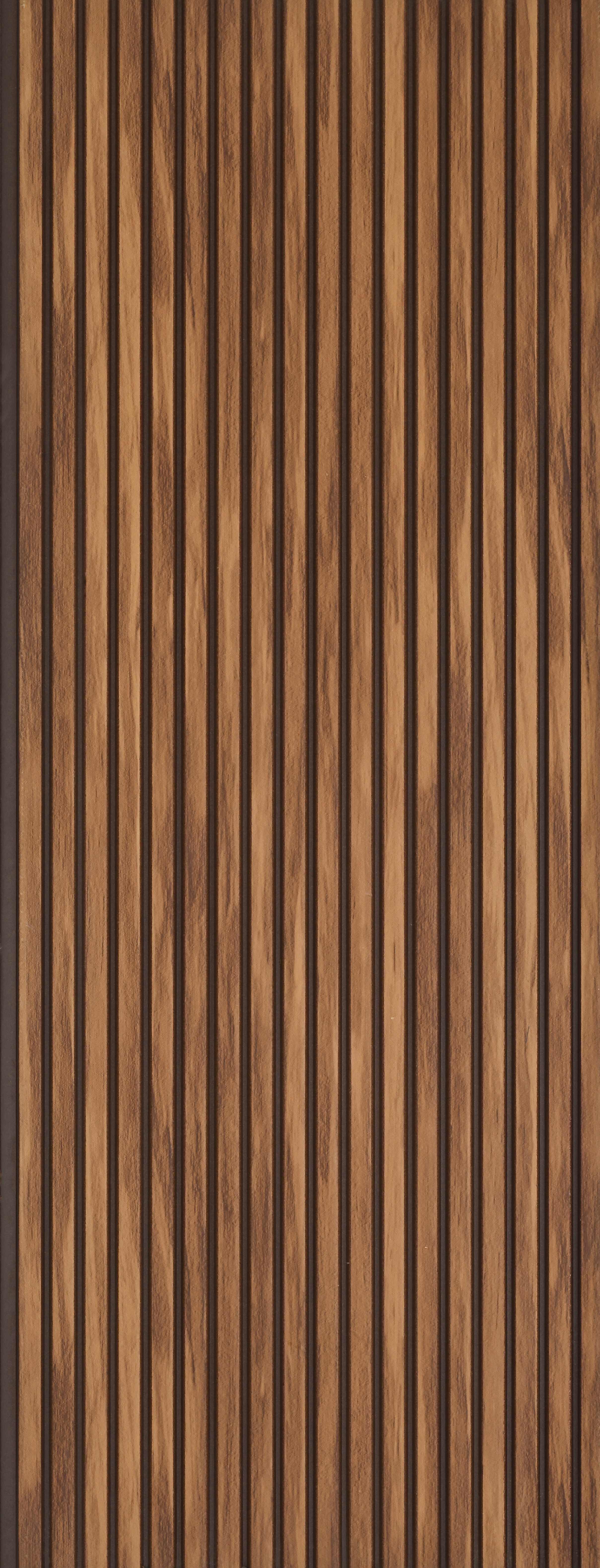 Wooden Look PN 03856 9.5 ft x 6 inch Charcoal Panel - 10 mm | Suitable for Feature Wall, TV Unit & Living Room | Width is Subjected to 5% Variation
